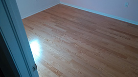New laminate flooring installed in Milton.