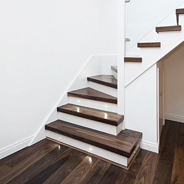 Milton hardwood floor - unfinished installation