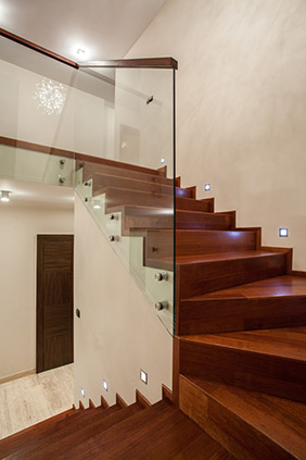 Custom stairs.